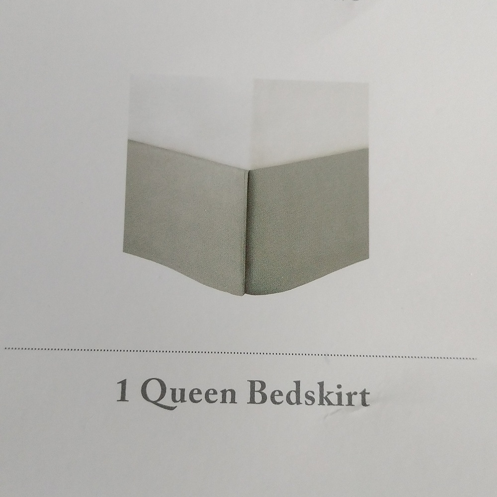 ⚜️ Madison Park "Morgan" Queen Size Bedskirt